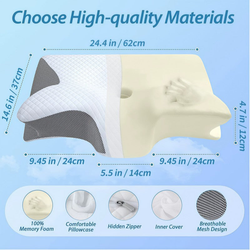 Butterfly Shape Memory Foam Neck Pillow